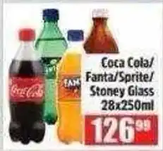 Devland Cash And Carry Coca Cola/Fanta/Sprite Stony Glass offer