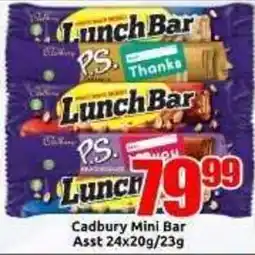 Three Star Cash and Carry Cadbury Mini Bar Assorted offer