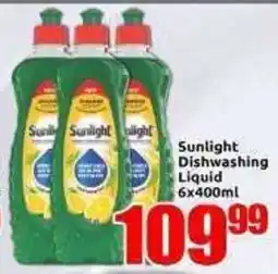 Three Star Cash and Carry Sunlight Dishwashing Liquid offer