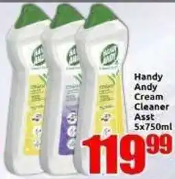 Three Star Cash and Carry Handy Andy Cream Cleaner Assorted offer