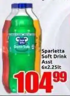 Three Star Cash and Carry Sparletta Soft Drink Assorted offer