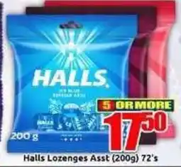 Three Star Cash and Carry Halls Lozenges Assorted offer