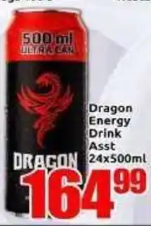 Three Star Cash and Carry Dragon Energy Drink offer