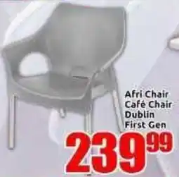 Three Star Cash and Carry Afri Chair Café Chair Dublin First Gen offer