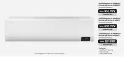 Samsung AR6500 Bespoke AI WindFree™ Midwall Split Aircon 24 000BTU offer