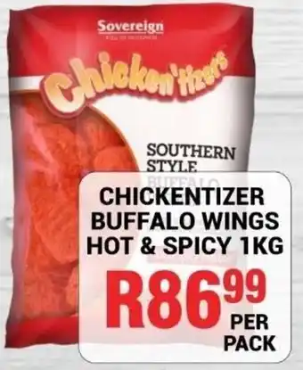 Chicken'tizers Southern Style Buffalo Wings Hot & Spicy