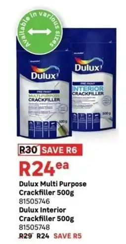 Leroy Merlin Dulux Multi Purpose Crackfiller offer