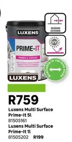 Leroy Merlin Luxens Multi Surface Prime-It offer