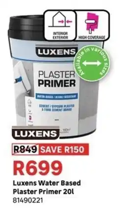 Leroy Merlin Luxens Water Based Plaster Primer offer