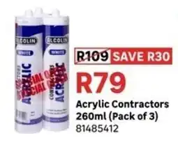Leroy Merlin Acrylic Contractors offer