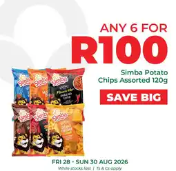 Food Lover's Market Simba Potato Chips Assorted offer