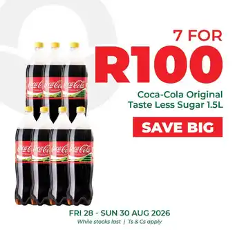Food Lover's Market Coca-Cola Original Taste Less Sugar offer