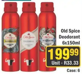 J&E Cash and Carry Old Spice Deodorant offer
