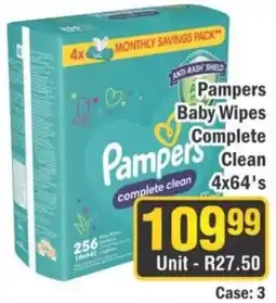J&E Cash and Carry Pampers Baby Wipes Complete Clean offer
