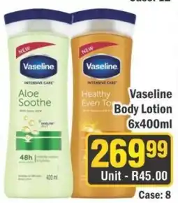 J&E Cash and Carry Vaseline Body Lotion offer