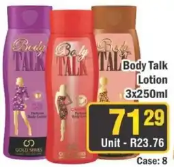 J&E Cash and Carry Body Talk Lotion offer