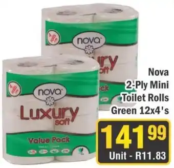 J&E Cash and Carry Nova Luxury soft Toilet Rolls offer