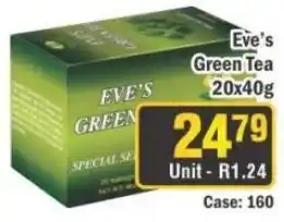 J&E Cash and Carry Eve's Green Tea offer