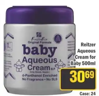 J&E Cash and Carry Reitzer baby Aqueous Cream offer