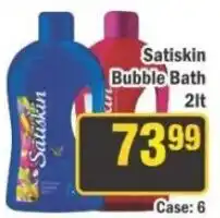 J&E Cash and Carry Satiskin Bubble Bath offer