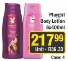 J&E Cash and Carry Playgirl Body Lotion offer