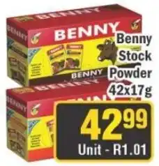 J&E Cash and Carry Benny Stock Powder offer