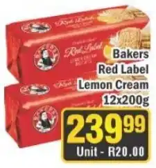 J&E Cash and Carry Bakers Red Label Lemon Cream offer