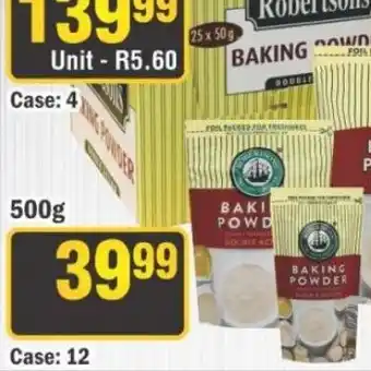 J&E Cash and Carry Robertsons Baking Powder offer
