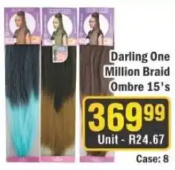 J&E Cash and Carry Darling One Million Braid Ombre 15's offer