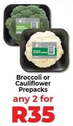 Food Lover's Market Broccoli or Cauliflower Prepacks offer