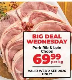 Food Lover's Market Pork Rib & Loin Chops offer