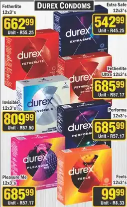 J&E Cash and Carry Durex Condoms offer