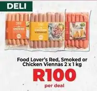 Food Lover's Market Food lover's red, smoked or chicken viennas offer