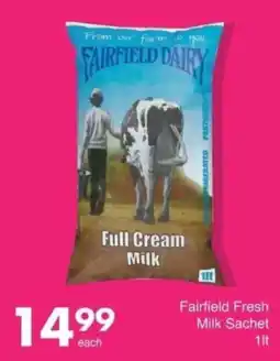 Save Fairfield Fresh Milk Sachet offer