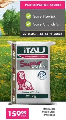 Save Itau Super Maize Meal offer