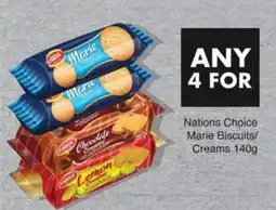 Save Nations Choice Marie Biscuits/Creams offer