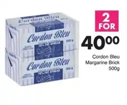 Save Cordon Bleu Margarine Brick offer