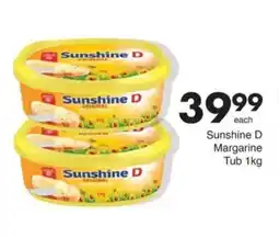 Save Sunshine D Margarine offer