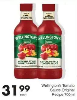 Save Wellington's Tomato Sauce Original Recipe offer