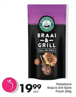 Save Robertsons Braai & Grill Spice Pouch offer