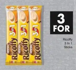 Save Nescafe Ricoffy 3 In 1 Sticks offer