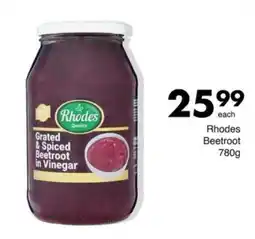 Save Rhodes Grated & Spiced Beetroot in Vinegar offer