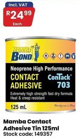 Africa Cash and Carry Mamba Contact Adhesive Tin offer