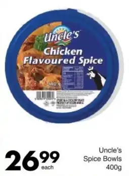 Save Uncle's Spice Bowls offer