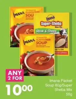 Save Imana Packet Soup / Super Sheba Mix offer