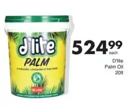 Save D'lite Palm Oil offer