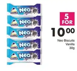 Save Neo Biscuits Vanilla offer