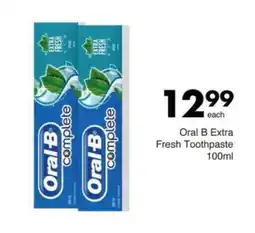 Save Oral B Extra Fresh Toothpaste offer