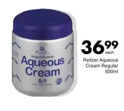 Save Reitzer Aqueous Cream Regular offer