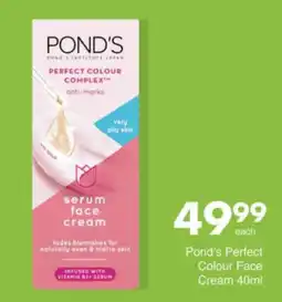 Save Pond's Perfect Colour Face Cream offer